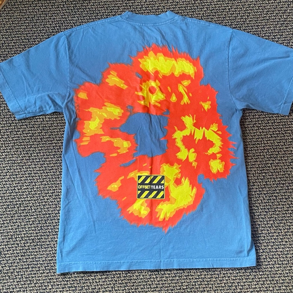 Vibrant Blue T-Shirt with Bold Graphic